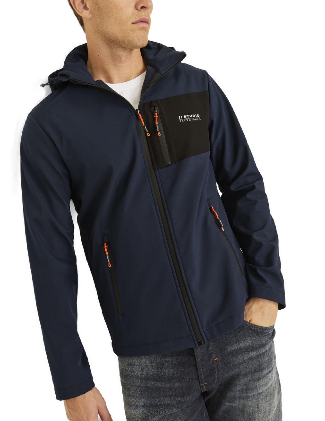 Chaqueta Jack&Jones Taylor azul resistente al agua de hombre