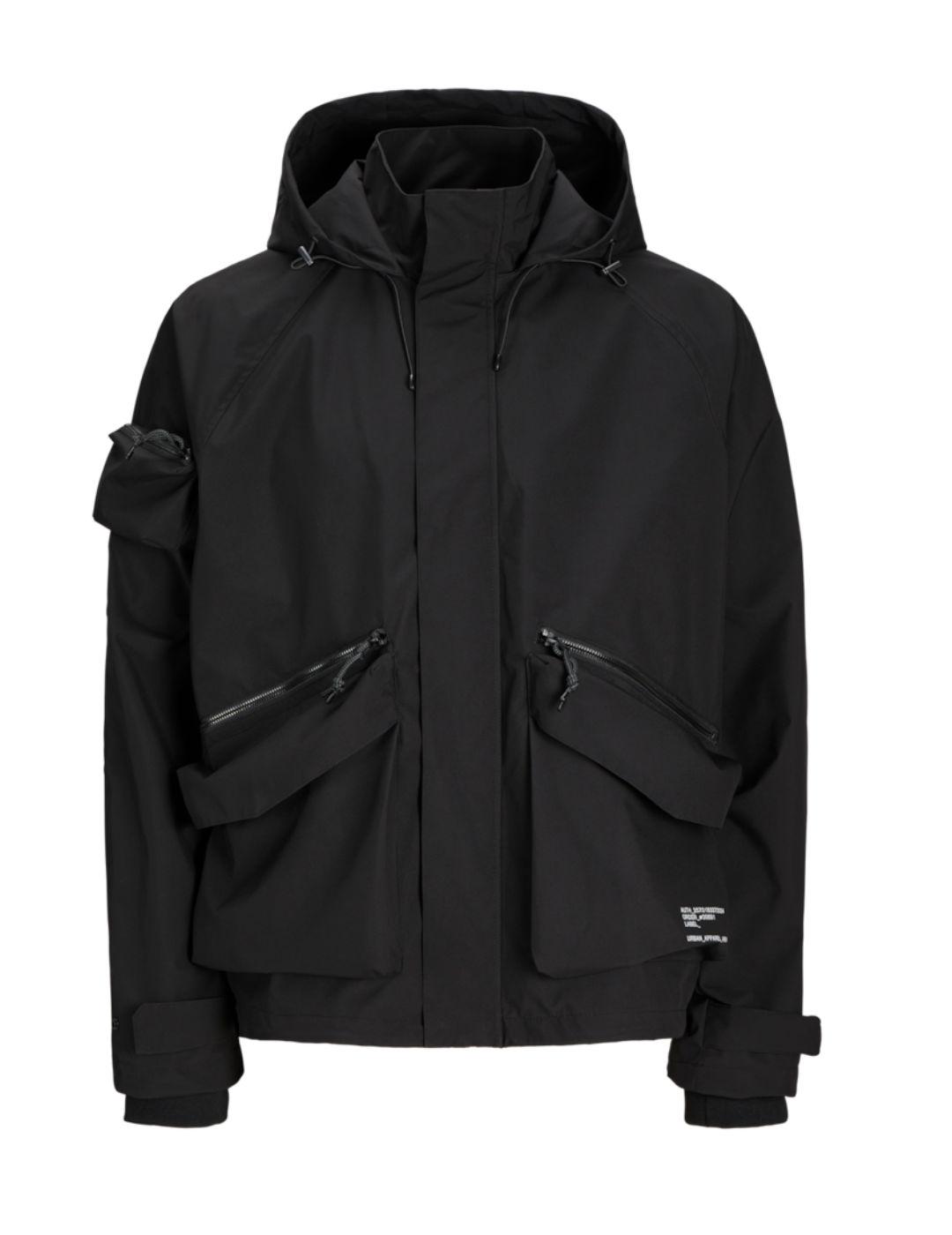 Chaqueta Jack&Jones Alpine negro resistente al agua hombre