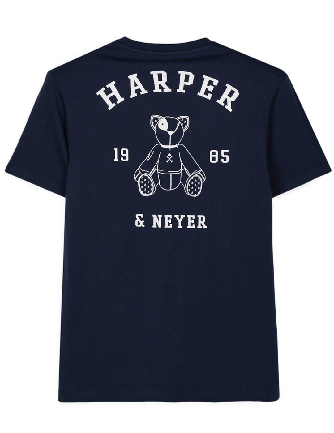 Camiseta Harper&Neyer Arthur azul manga corta de hombre