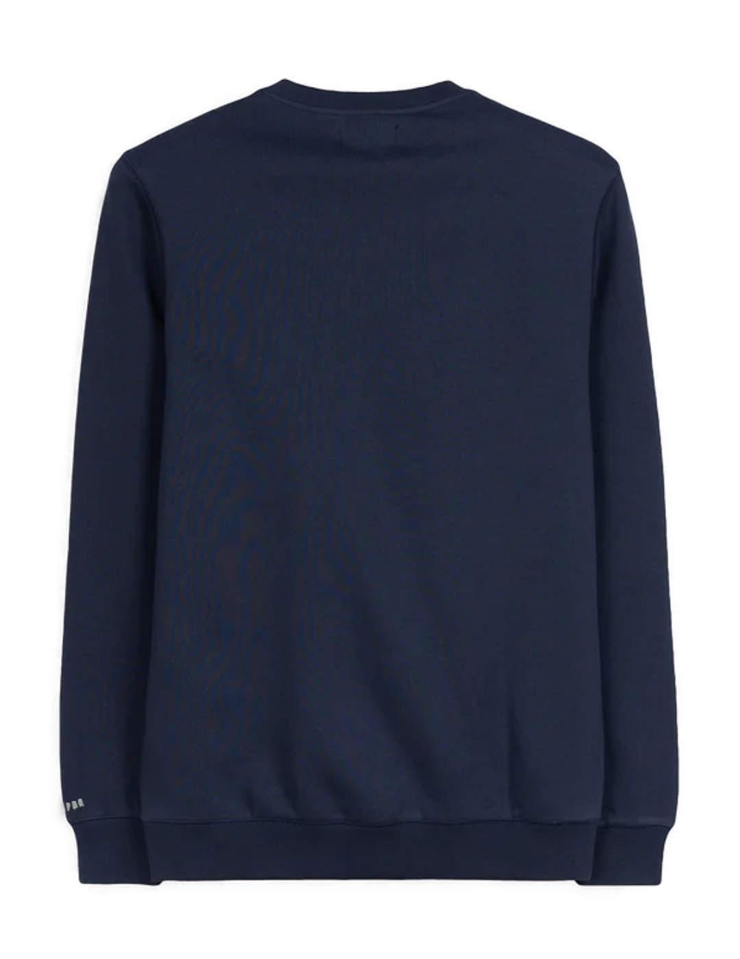 Sudadera Harper&Neyer New Englad azul sin capucha de hombre