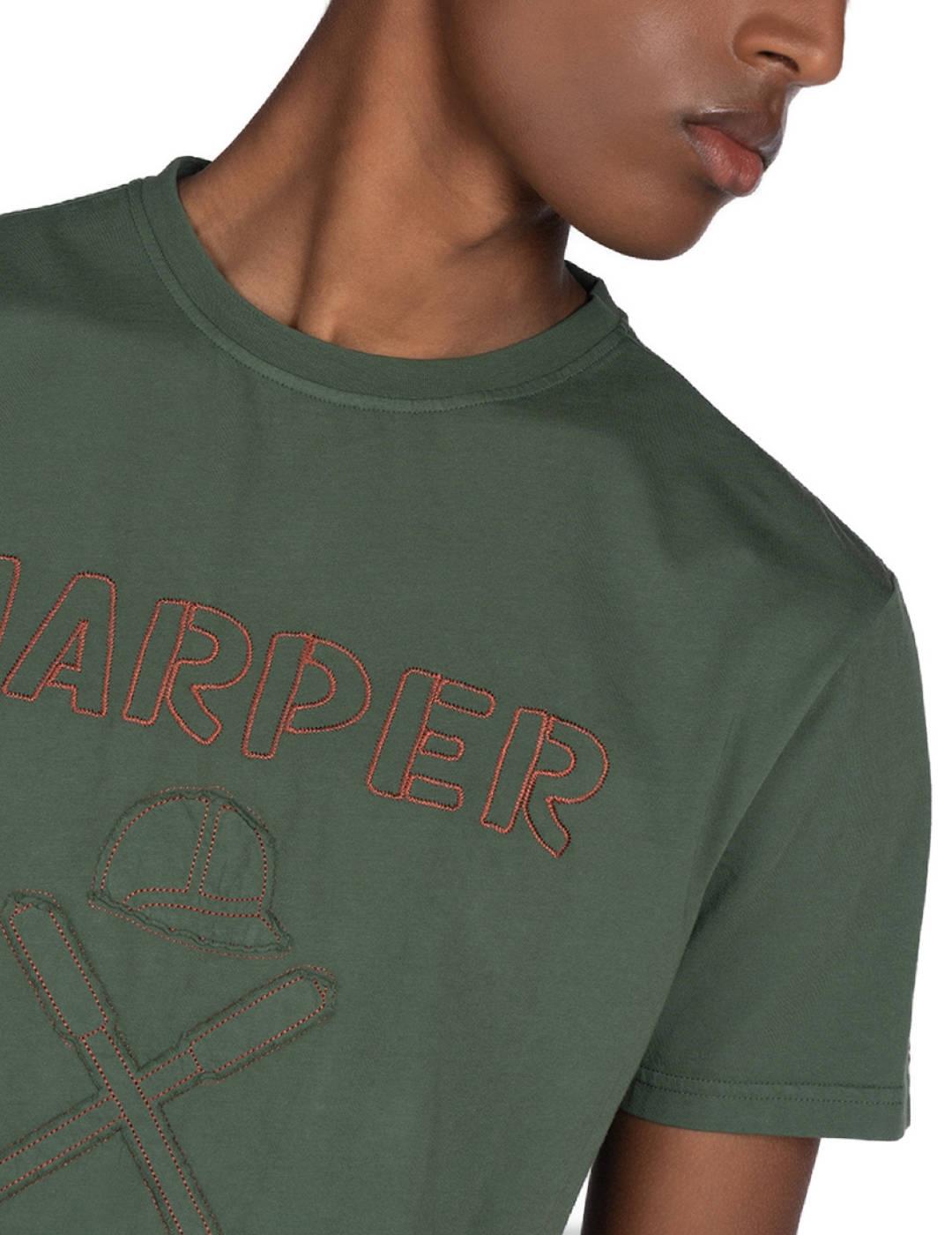 Camiseta Harper&Neyer Chelly verde manga corta para hombre