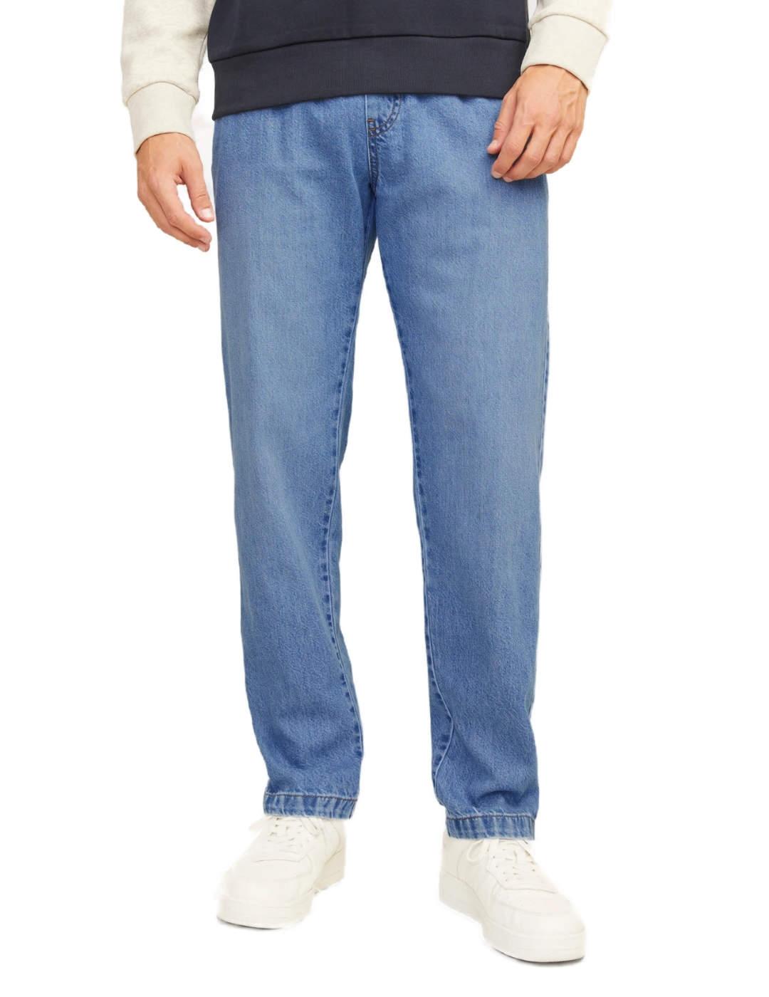 Pantalón vaquero Jack&Jones Kane Jogger azul para hombre