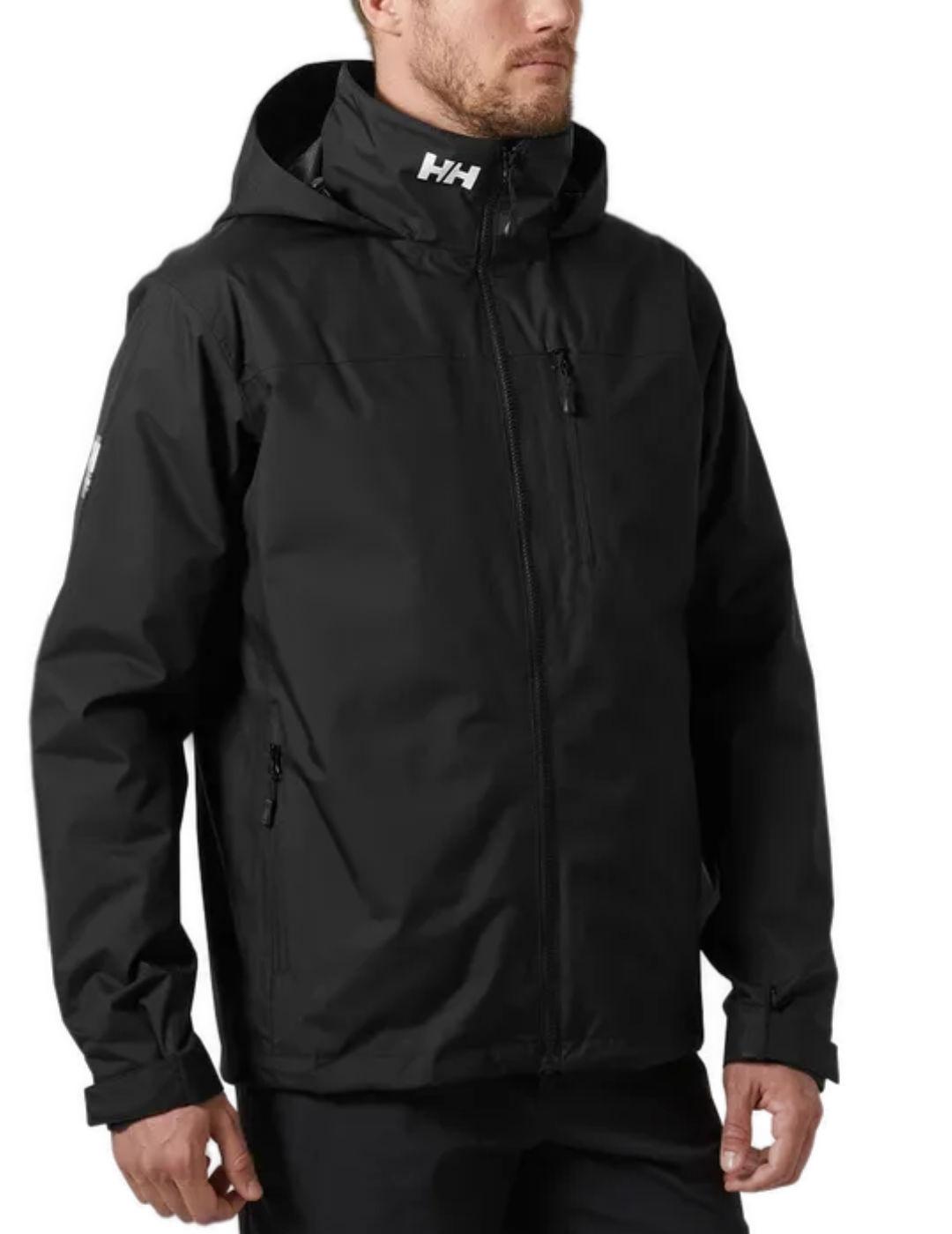 Chaqueta Helly Hansen Midlayer negra capucha para hombre