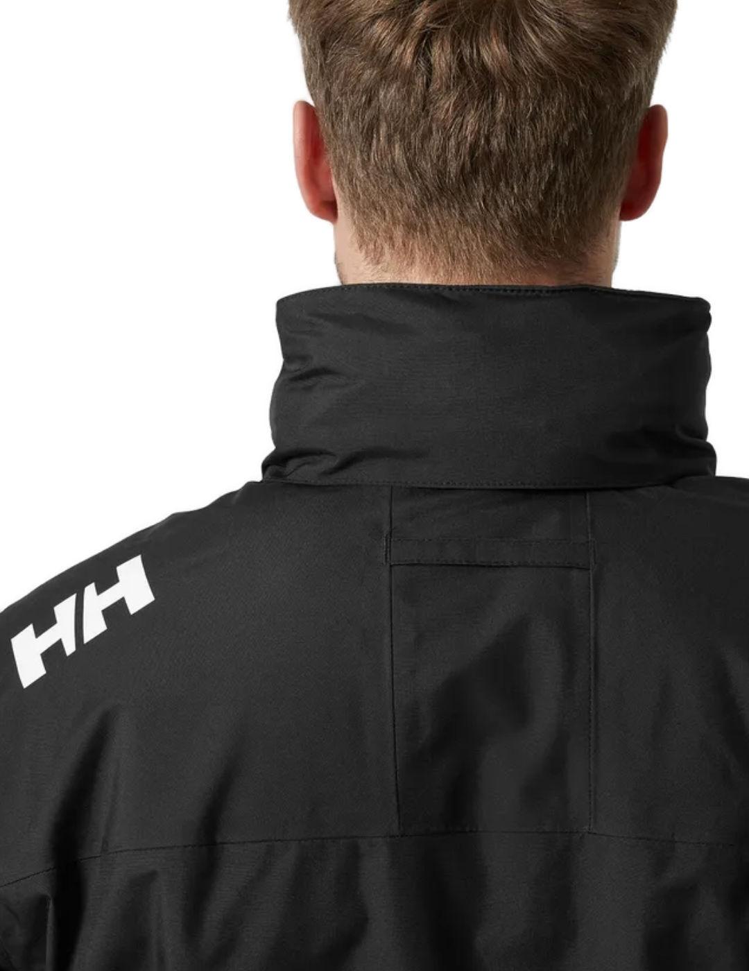 Chaqueta Helly Hansen Midlayer negra capucha para hombre