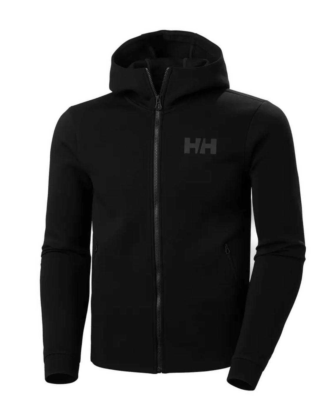 Chaqueta Helly Hansen Ocean negra con capucha para hombre