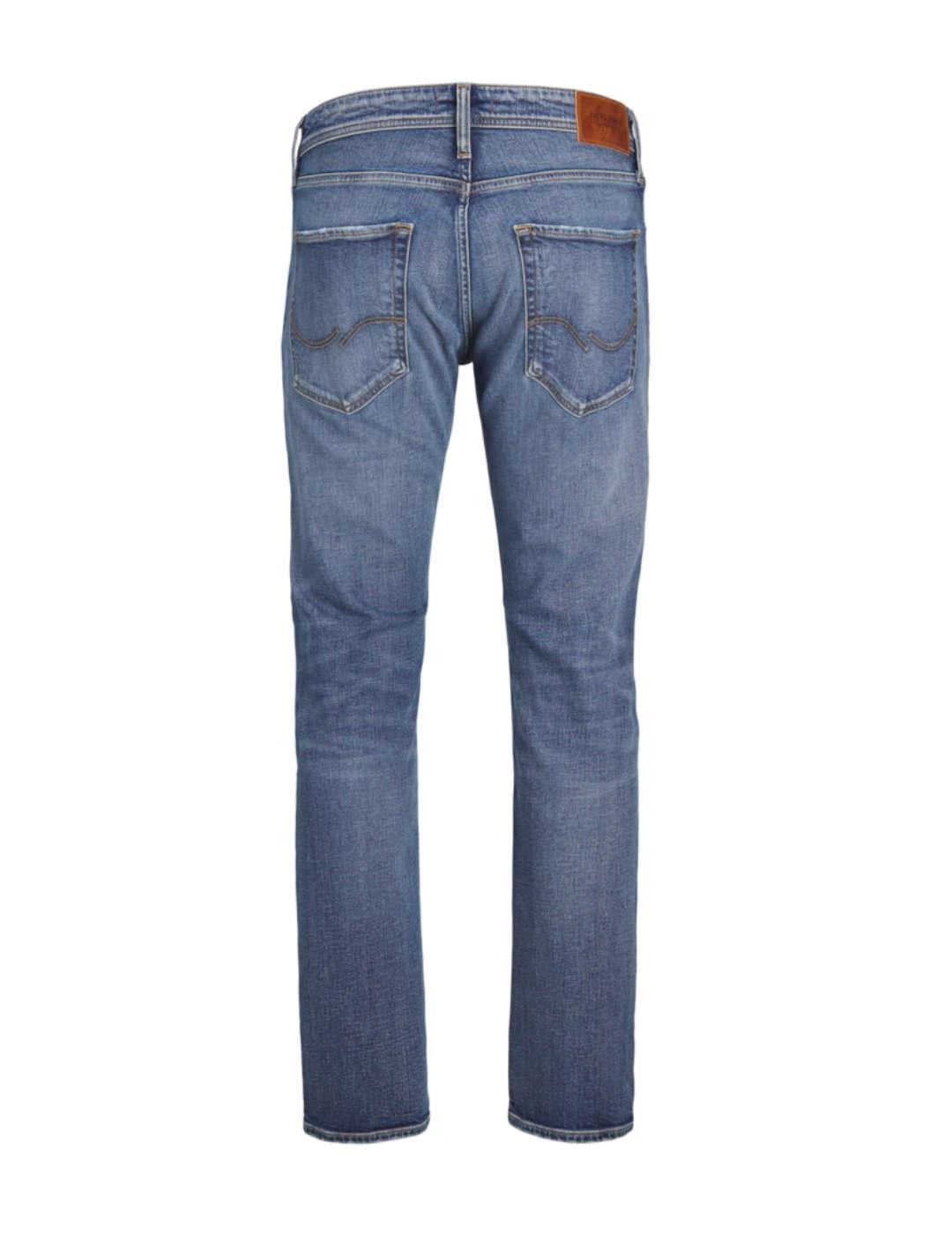 Pantalón vaquero Jack&Jones Mike azul rotos para hombre