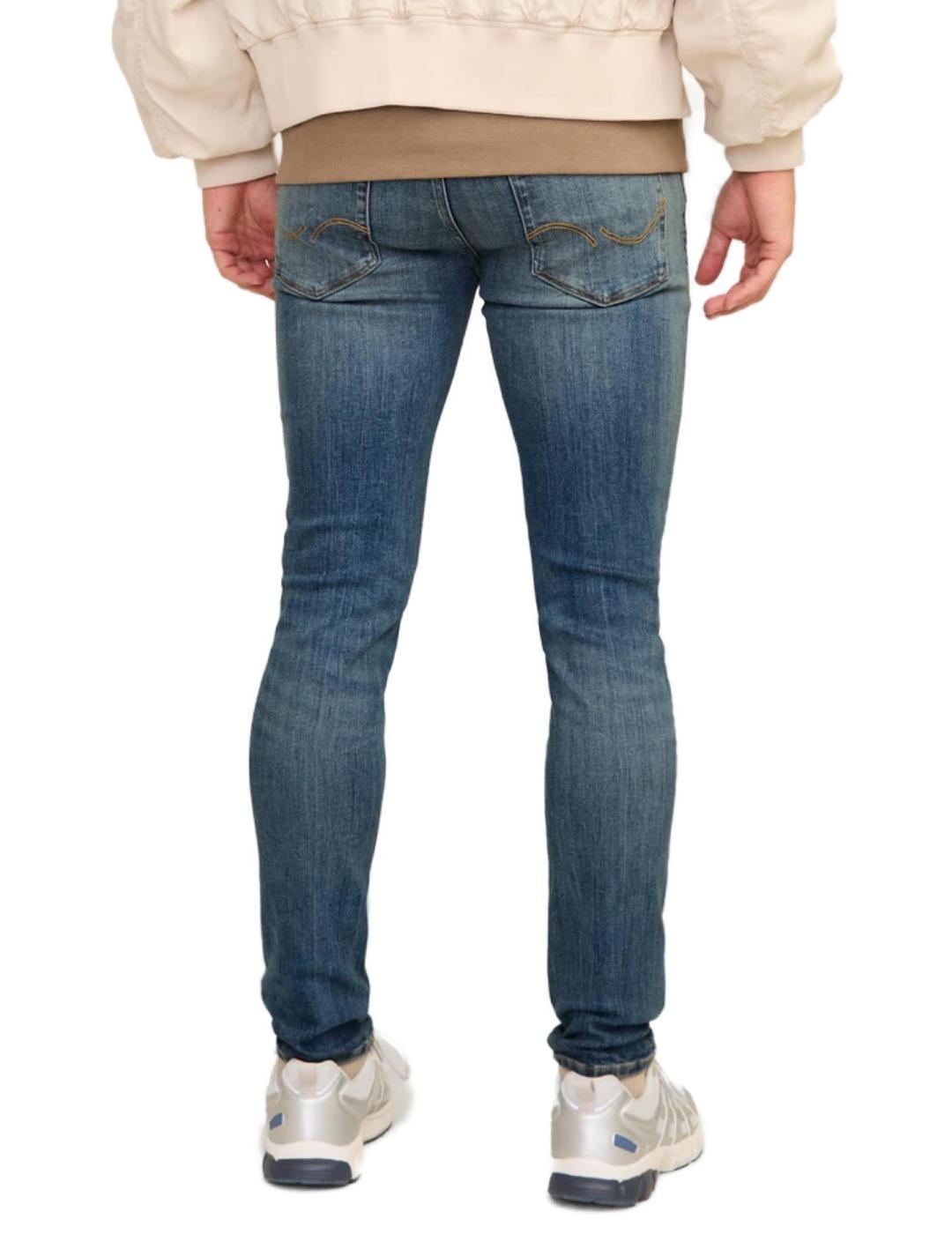 Pantalón vaquero Jack&Jones Liam azul oscuro roto de hombre