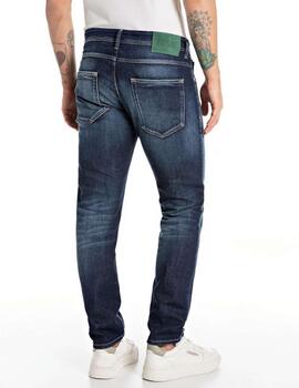 Pantalón vaquero Replay Willbi azul marino para hombre