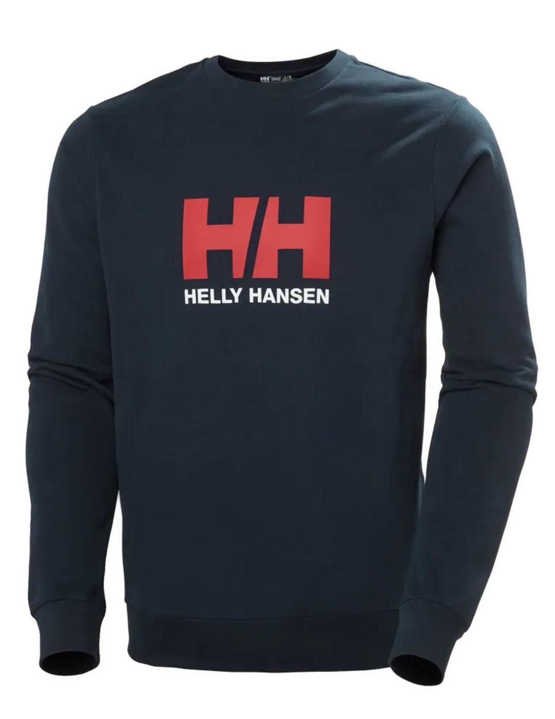 Sudadera Helly Hansen azul marino sin capucha para hombre