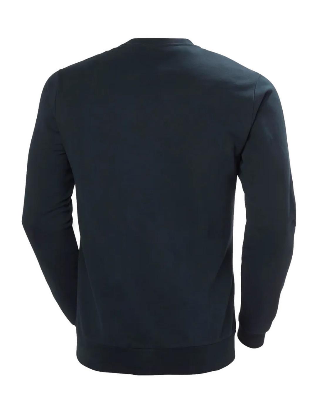 Sudadera Helly Hansen azul marino sin capucha para hombre