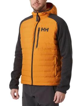 Chaqueta Helly Hansen Artic mostaza guateada para hombre