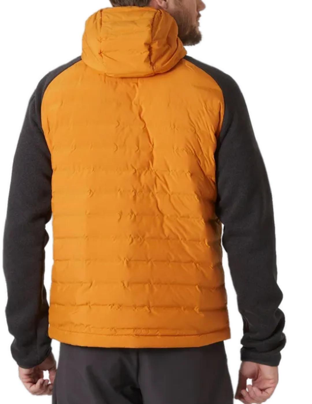 Chaqueta Helly Hansen Artic mostaza guateada para hombre