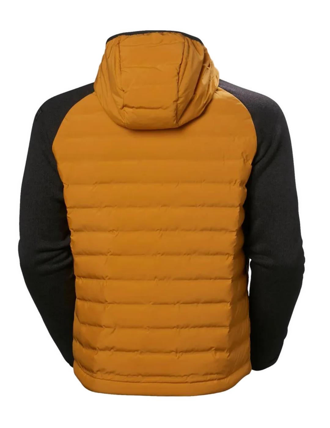 Chaqueta Helly Hansen Artic mostaza guateada para hombre