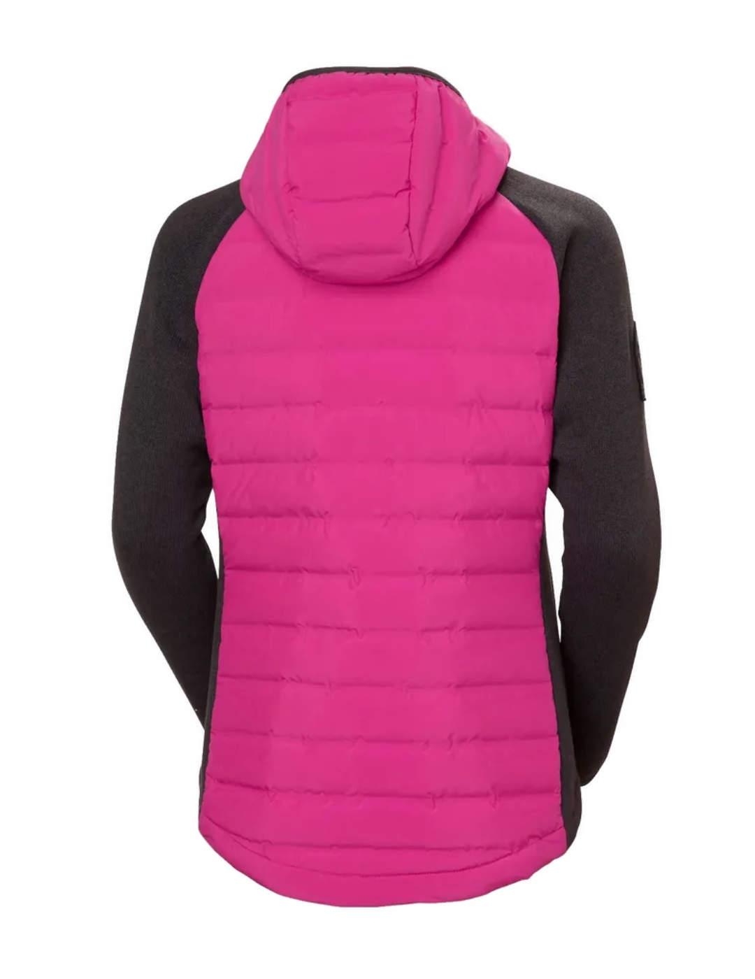 Chaqueta Helly Hansen Artic rosa aislante con capucha mujer