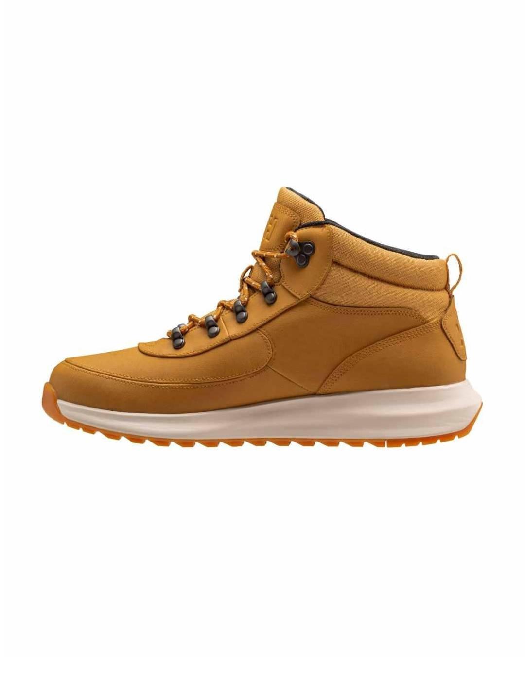 Botines Helly Hansen camel de piel impermeables unisex