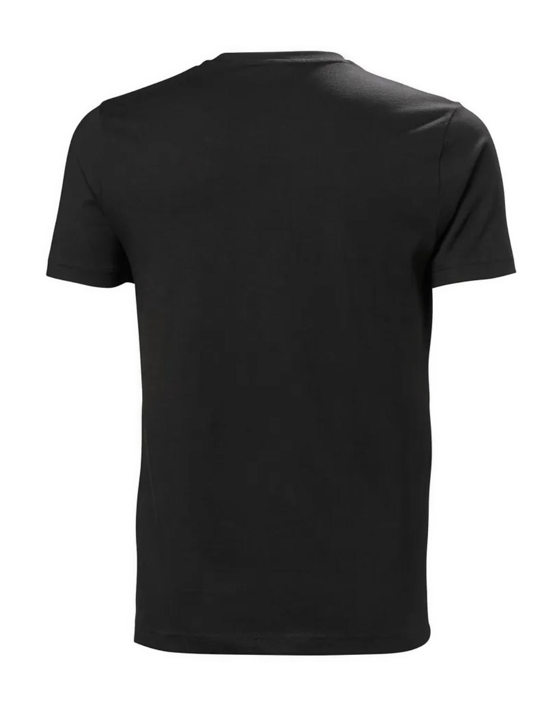 Camiseta Helly Hansen Graphic negra manga corta para hombre