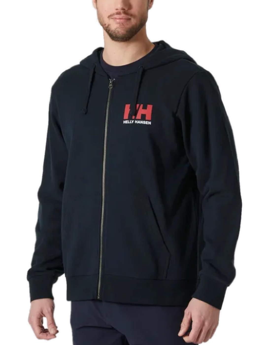 Sudadera Helly Hansen Logo cremallera con capucha de hombre