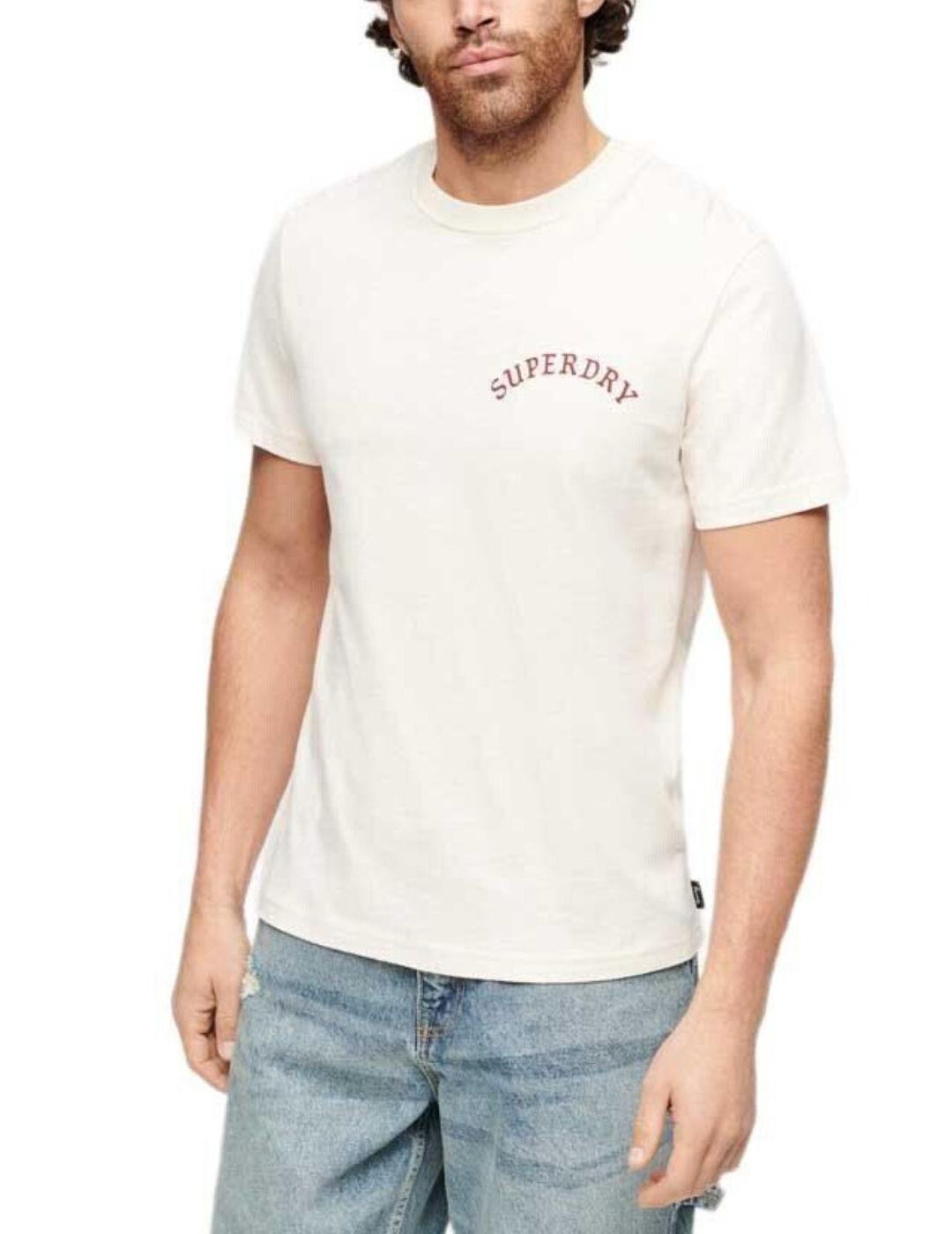 Camiseta Superdry tatuaje crudo manga corta para hombre