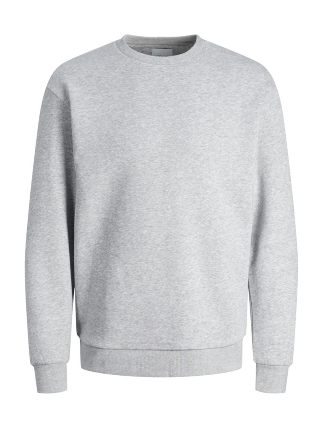 Sudadera Jack&Jones Radley gris claro jaspeado para hombre