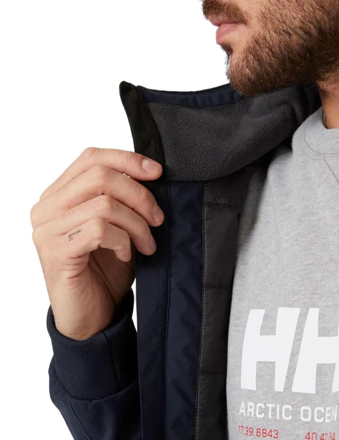 Chaqueta bomber Helly Hansen azul marino ligera para hombre