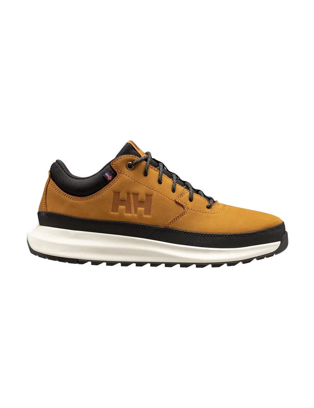 Zapatillas Helly Hansen camel piel impermeable para hombre