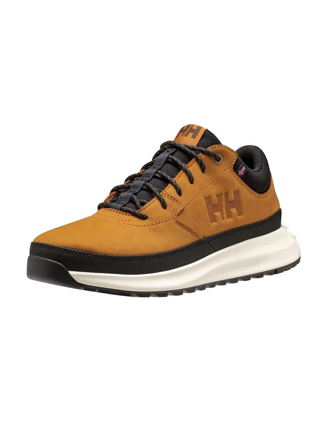 Zapatillas Helly Hansen camel piel impermeable para hombre