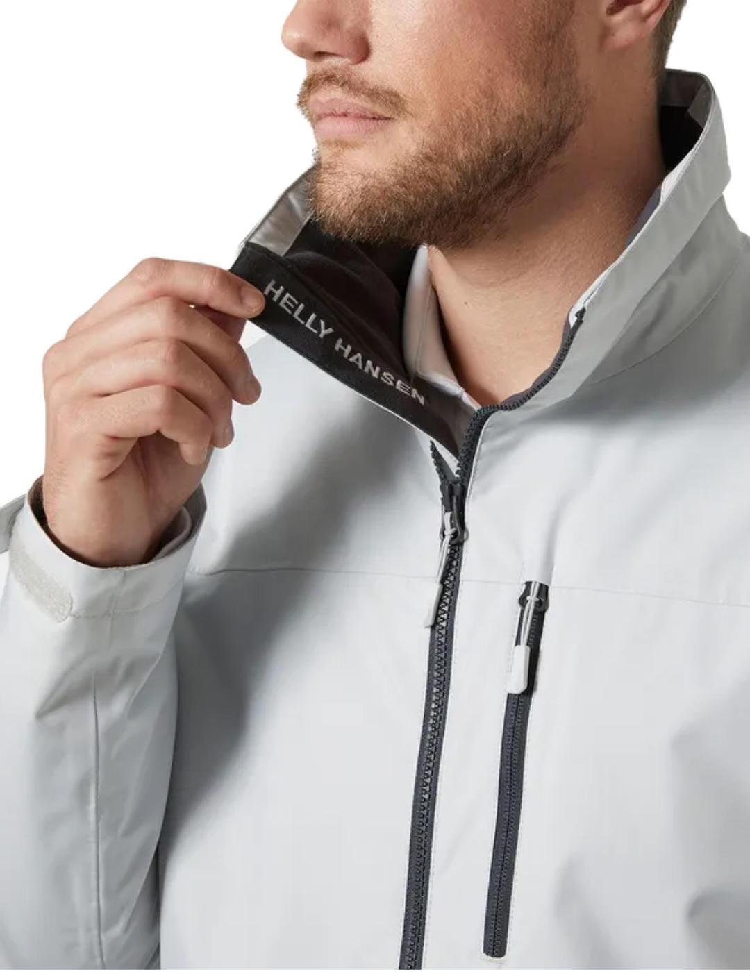 Chaqueta Helly Hansen gris claro capa intermedia para hombre