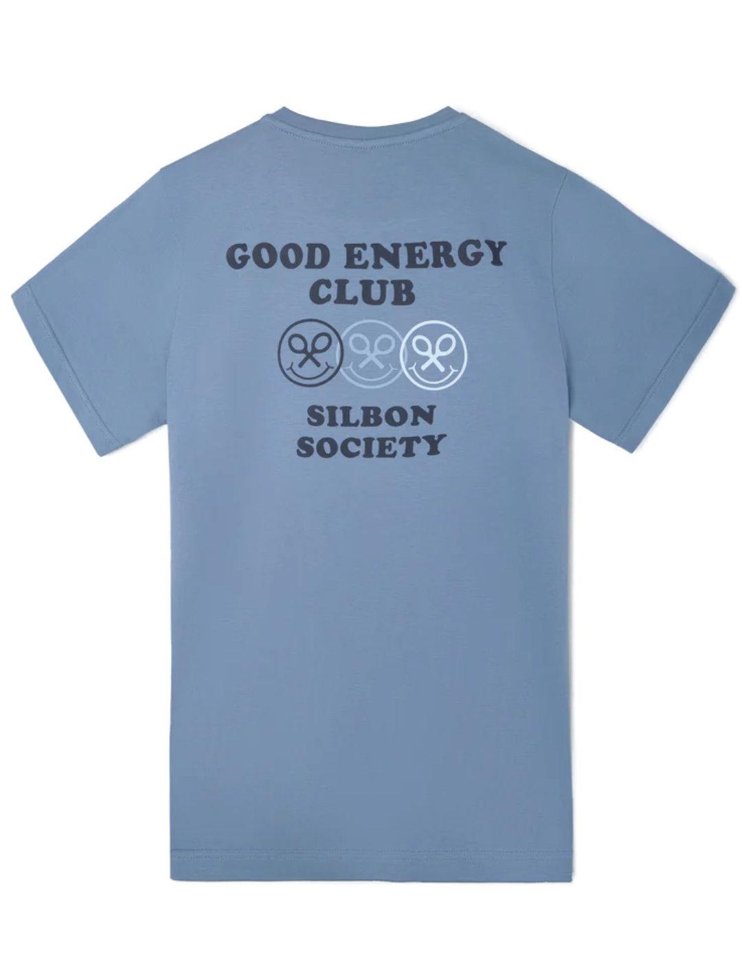 Camiseta Silbon good energy club azul hombre-Nf