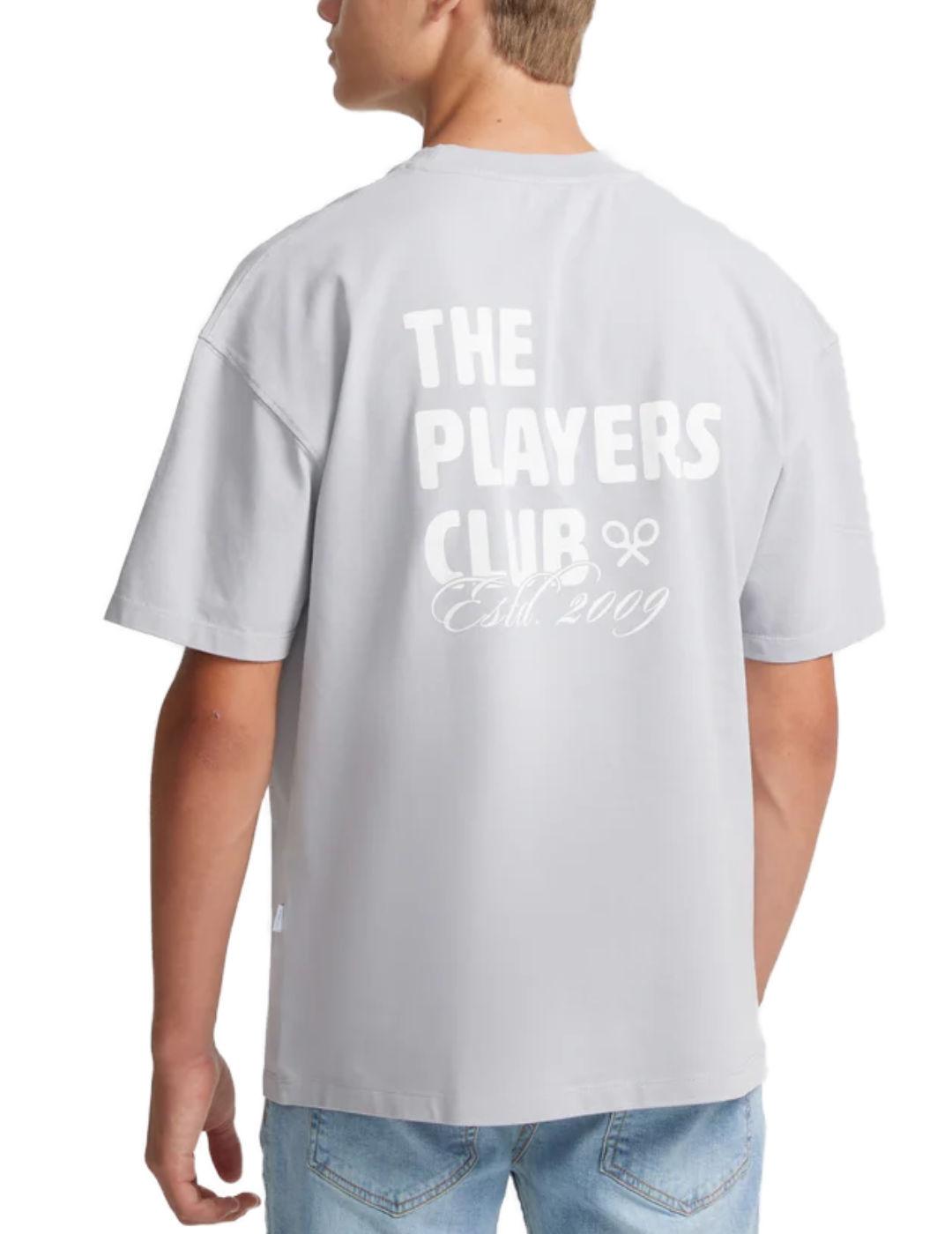 Camiseta Silbon special player club gris manga corta hombre