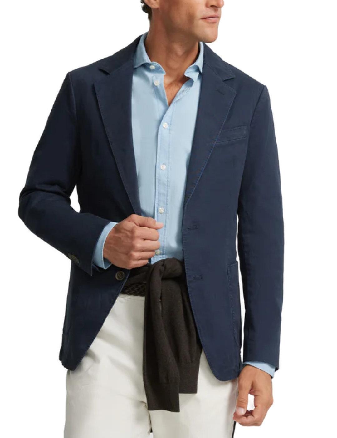 Americana Silbon sport azul marino slim fit para hombre