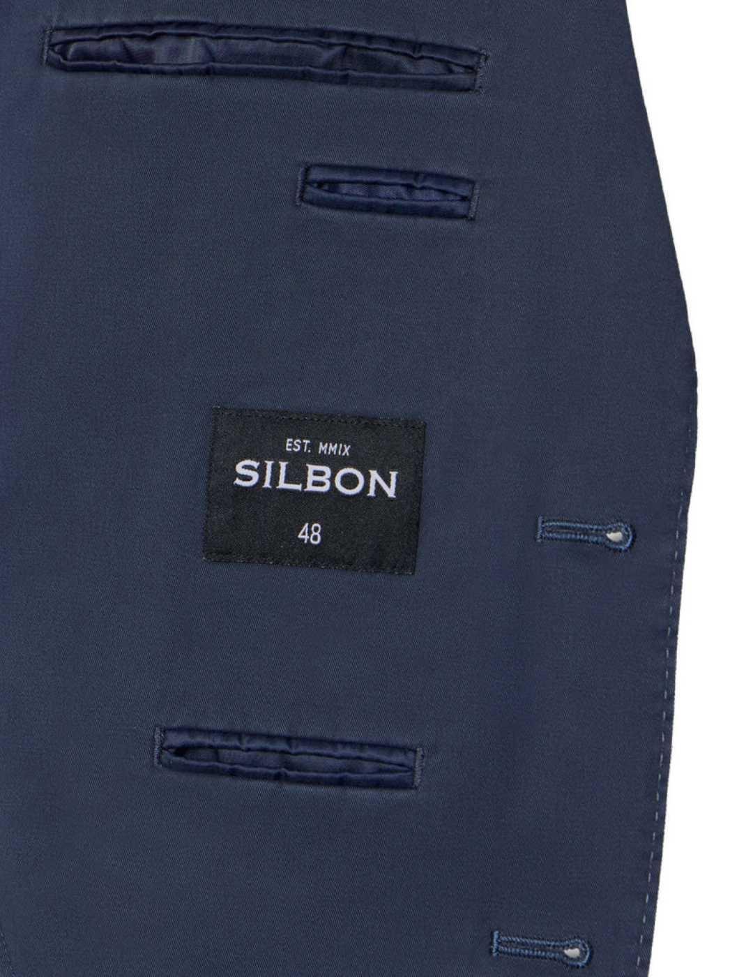 Americana Silbon sport azul marino slim fit para hombre