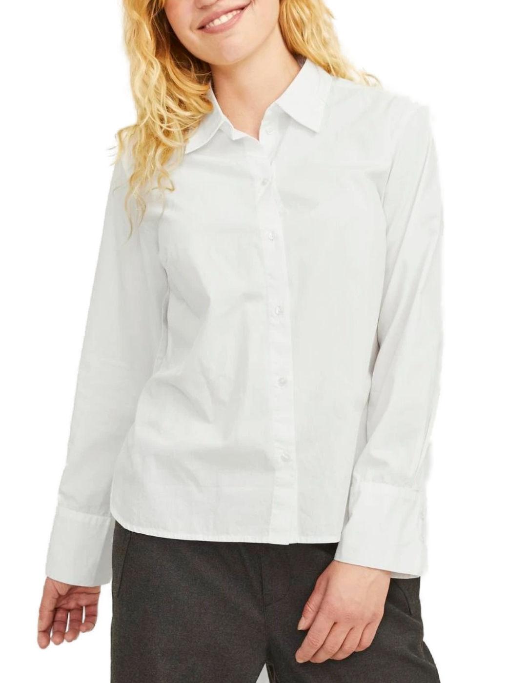 Camisa básica JJXX Tessa blanco regular fit para mujer