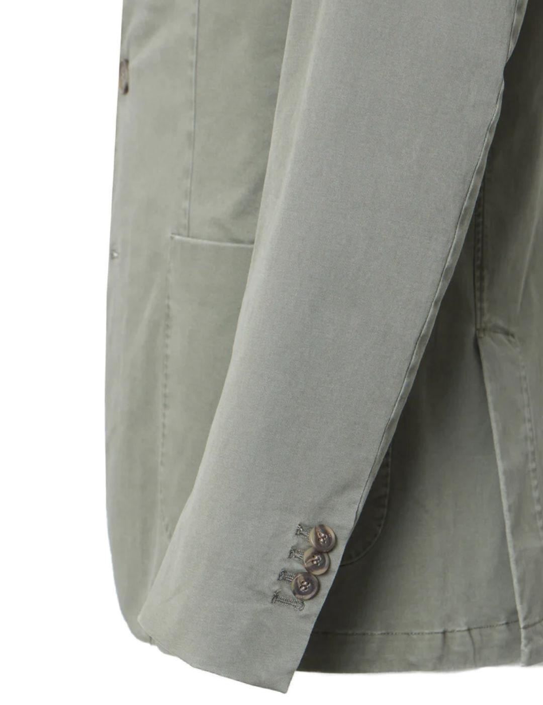 Americana Silbon casual khaki/azul marino slim para hombre