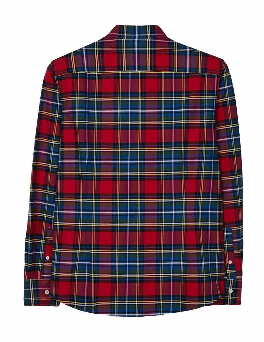 Camisa Harper & Neyer Decklan rojo cuadro escocés de hombre