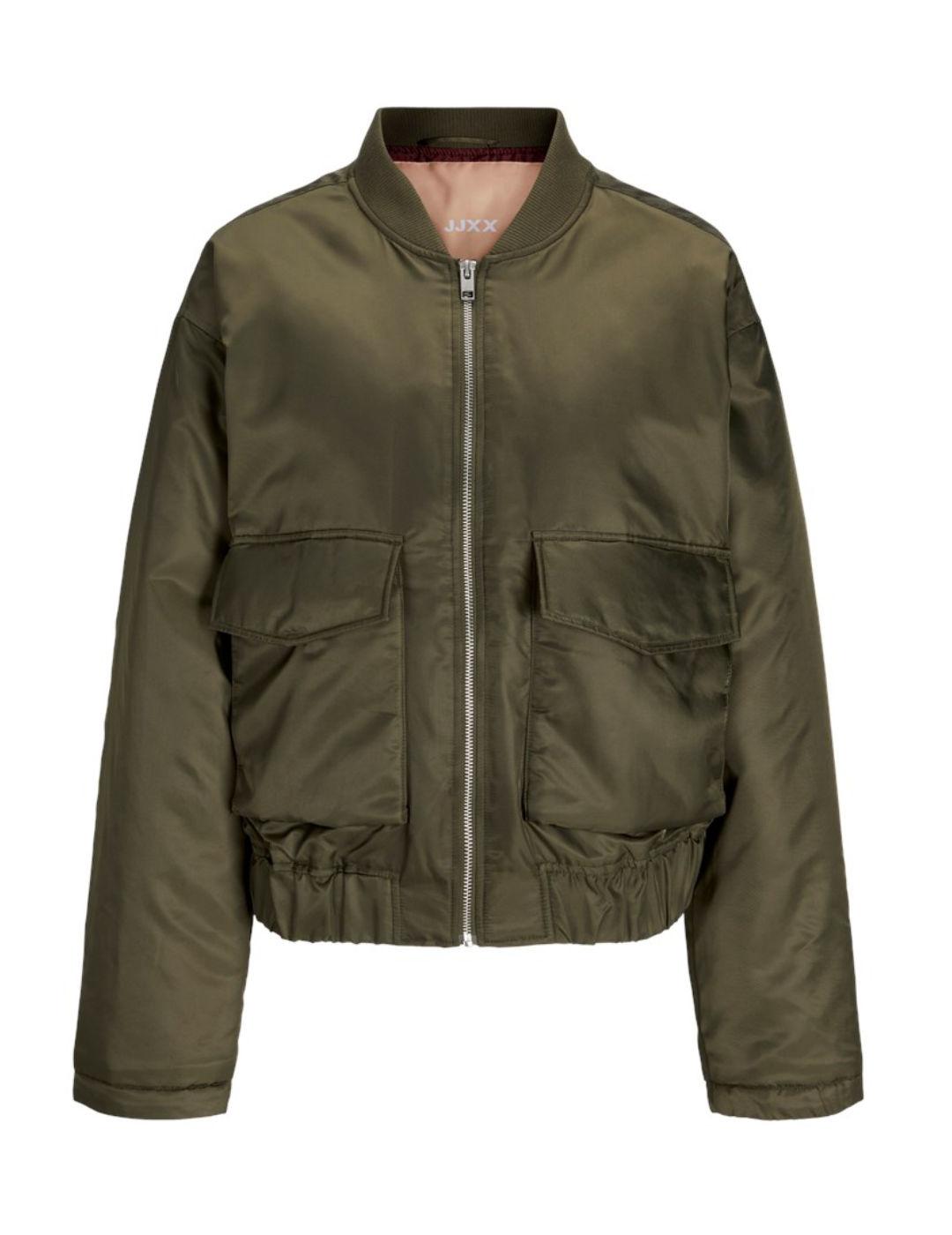 Chaqueta bomber JJXX Caren verde brillante para mujer