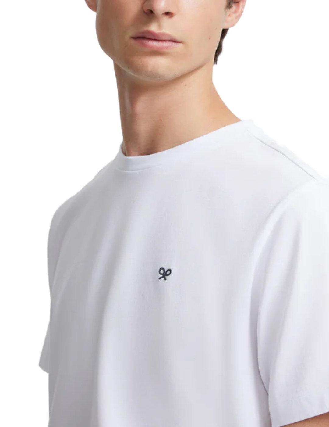 Camiseta Silbon tennis club blanca manga corta para hombre