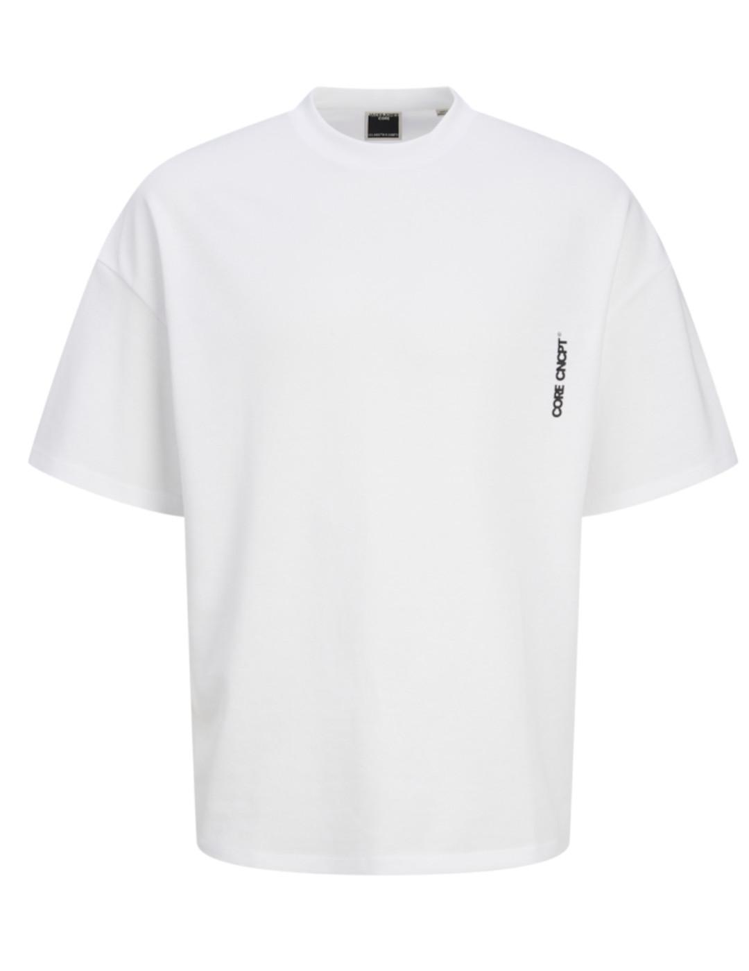 Camiseta Jack&Jones Concept blanco manga corta para hombre