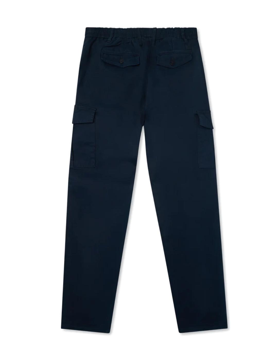 Pantalón Silbon sport jogger cargo azul marino slim hombre