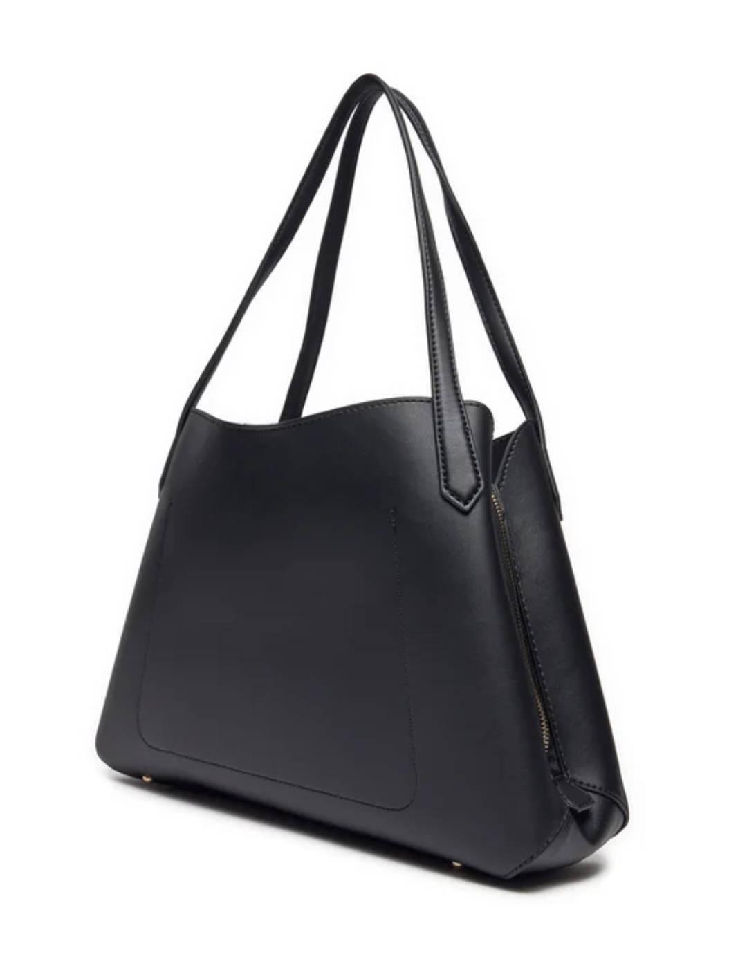 Bolso Guess Sora Carryall negro de hombro mediano para mujer