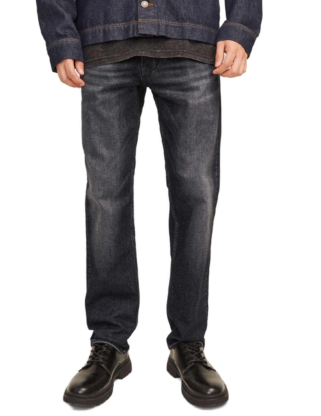 Pantalón vaquero Jack&Jones Clark negro para hombre