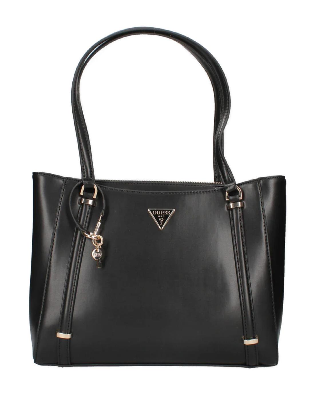 Bolso Guess Daryna Tote negro de hombro para mujer