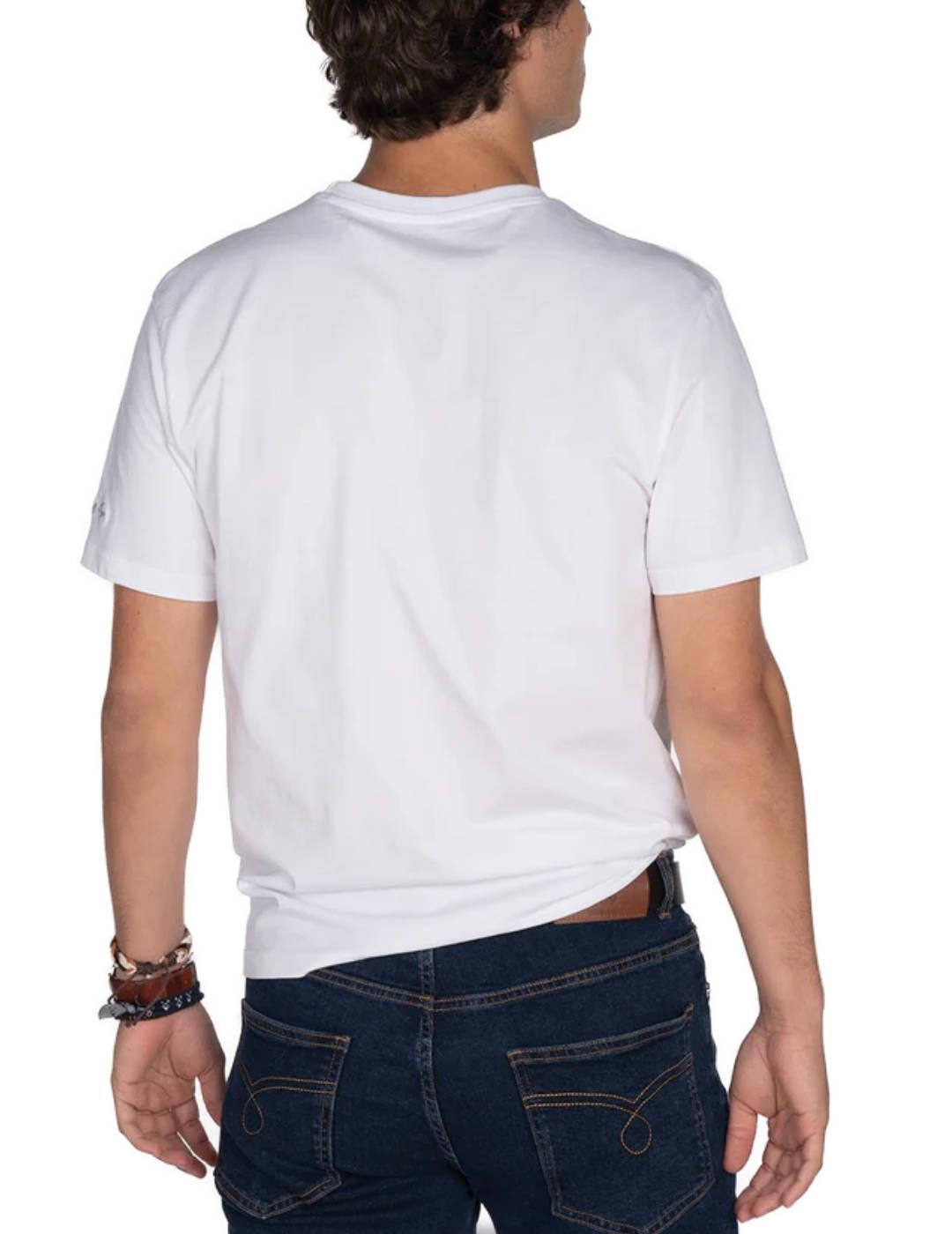 Camiseta Harper & Neyer Vermont blanco manga corta de hombre