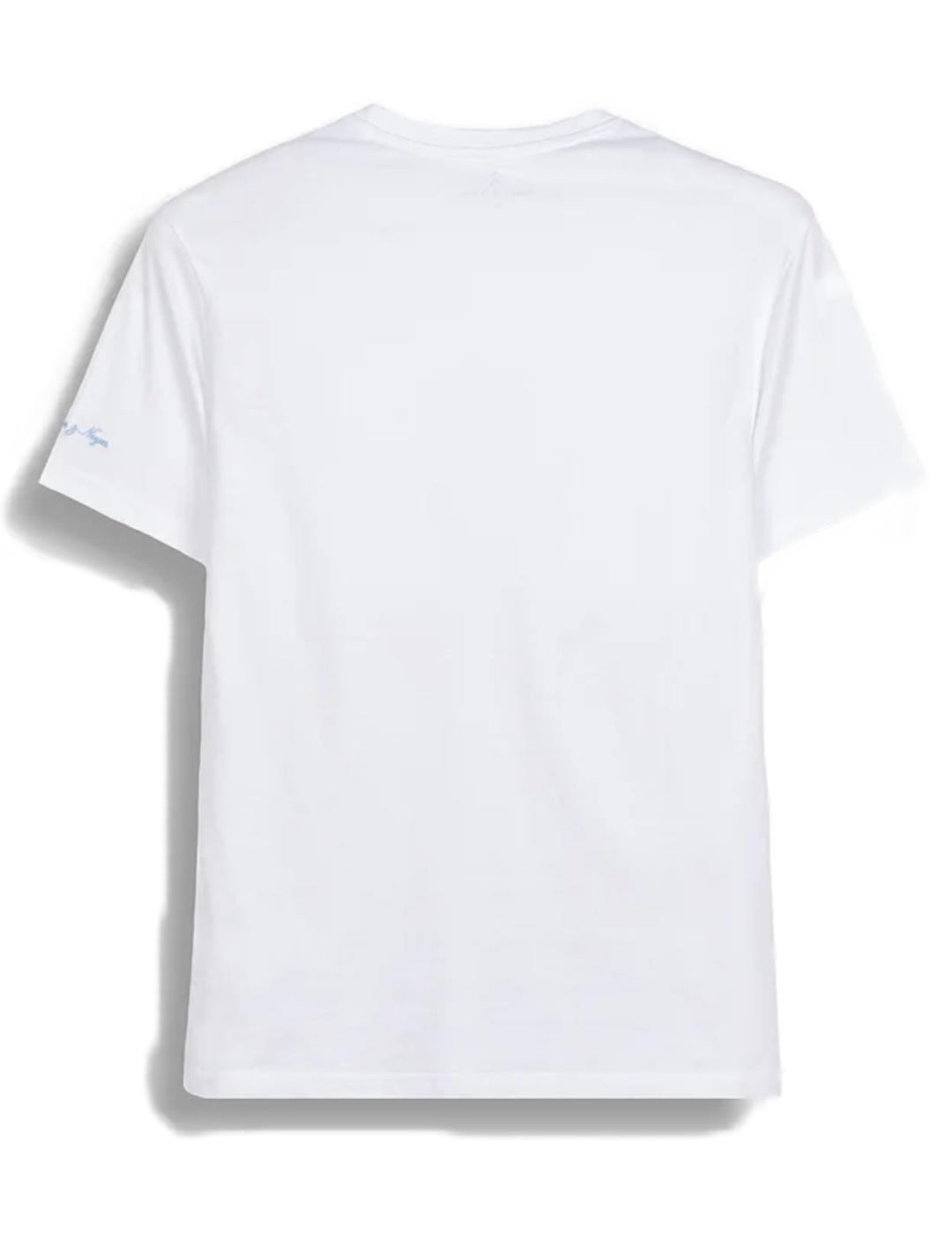 Camiseta Harper & Neyer Vermont blanco manga corta de hombre