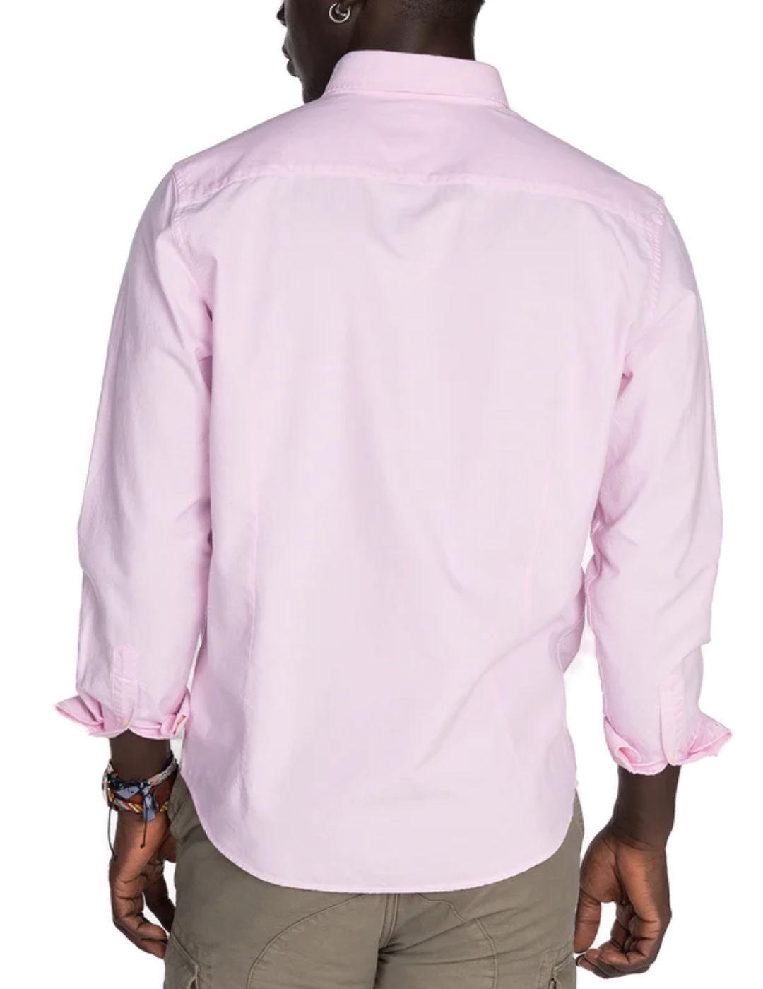 Camisa Harper & Neyer Oxford rosa palo regular fit hombre