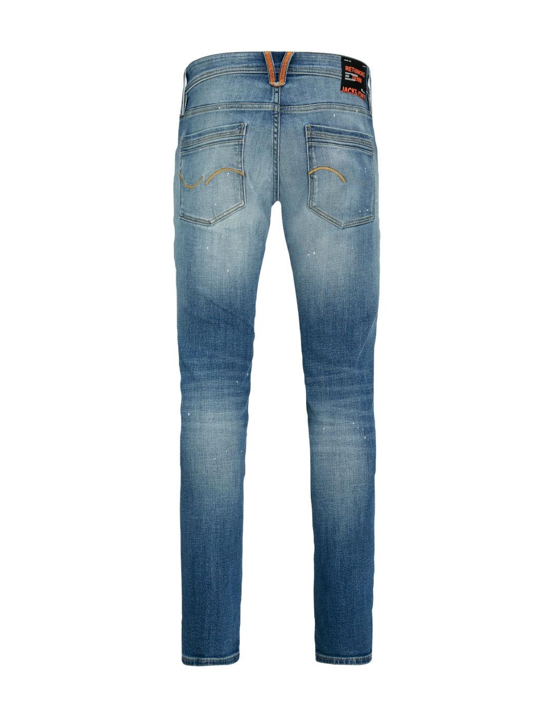 Pantalón vaquero Jack&Jones Glenn azul roto para hombre