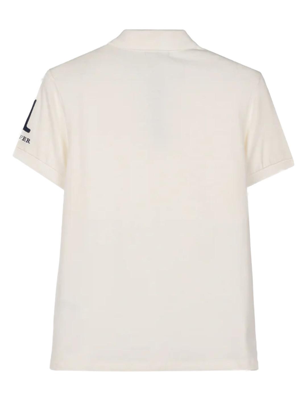 Polo Harper&Neyer Winner blanco roto manga corta para hombre