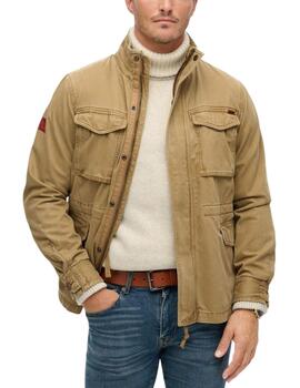 Chaqueta Superdry Rookie camel militar regular para hombre