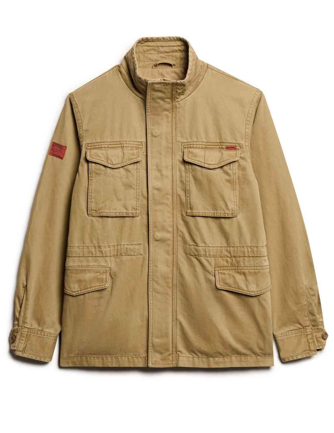 Chaqueta Superdry Rookie camel militar regular para hombre