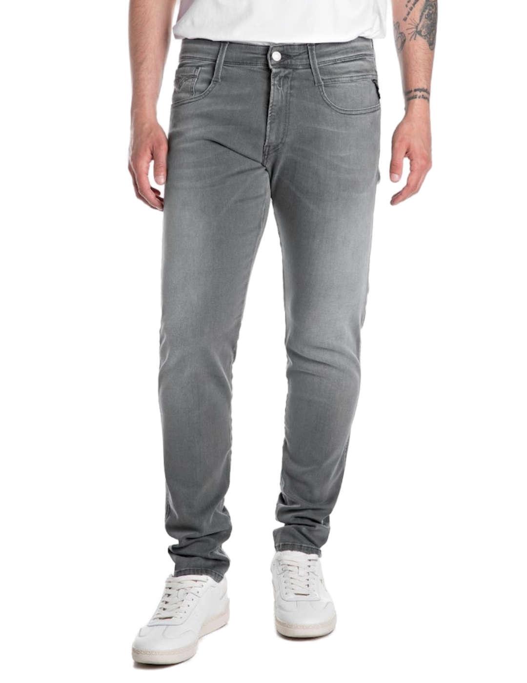 Pantalón vaquero Replay Ambass gris Hyperflex para hombre