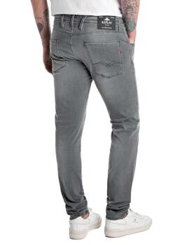 Pantalón vaquero Replay Ambass gris Hyperflex para hombre